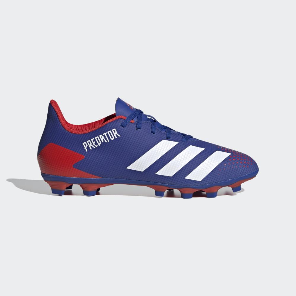 Adidas Men's Predator 20.4 Flexible Ground Football Boots Royal/White/Red Ireland FV3164